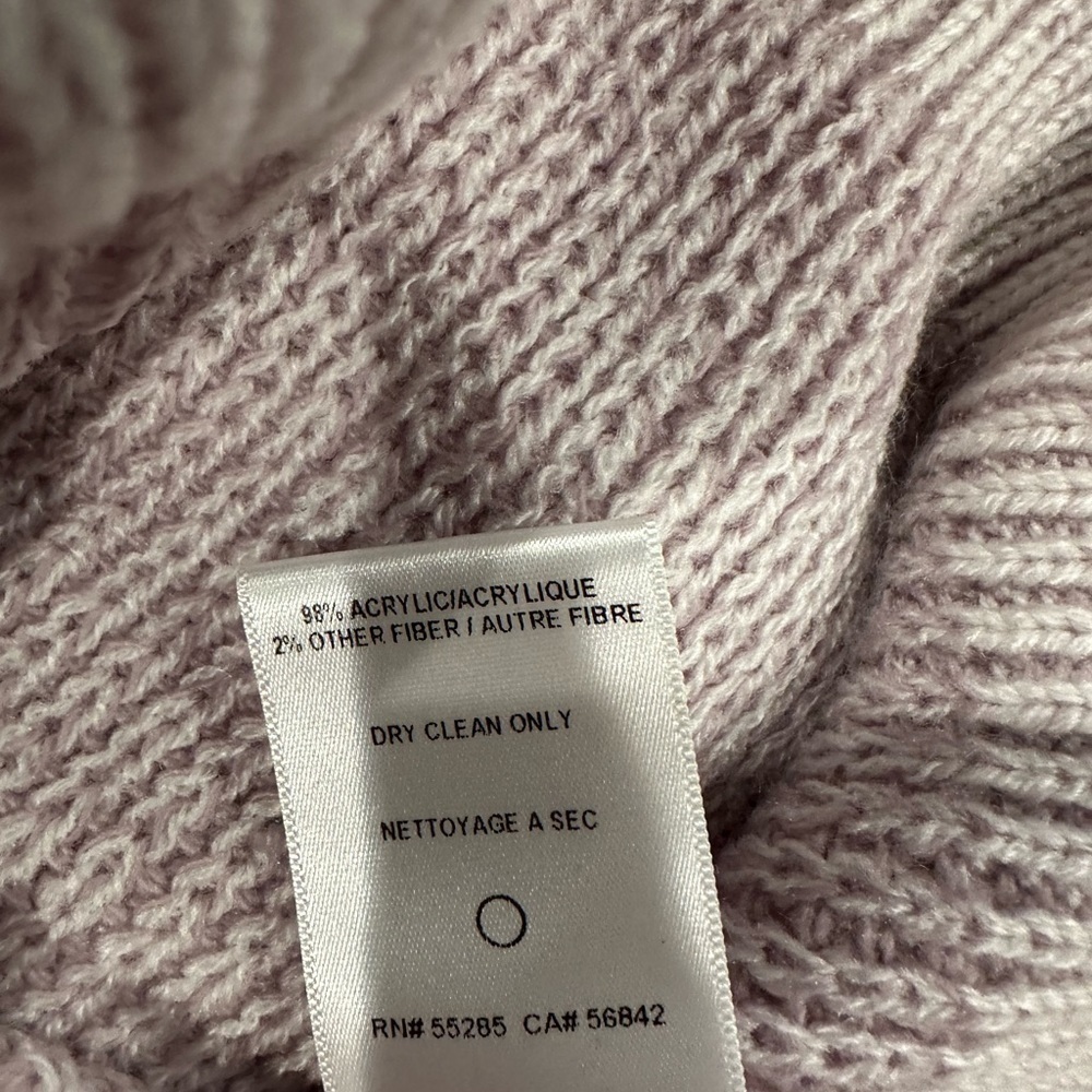 Express fuzzy purple oversized sweater - Picture 6 of 7